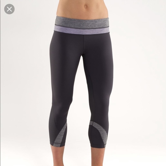 lululemon athletica Pants - Lululemon run inspire crop dark gray